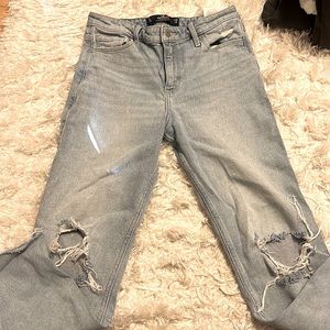 Slim straight jeans